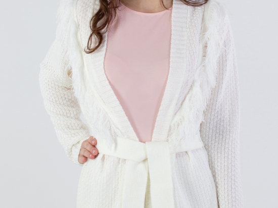10658 Sweter damski wiązany