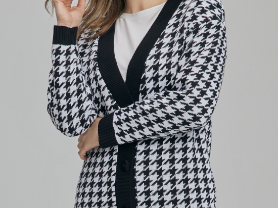 1N606 Sweter damski rozpinany