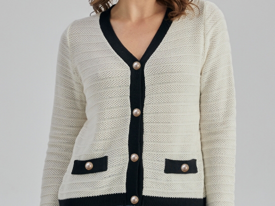 1N608 Sweter damski rozpinany