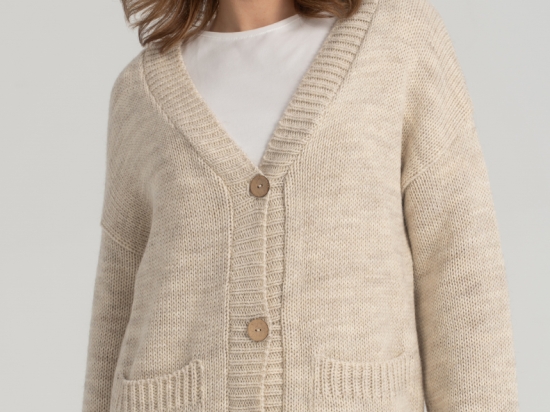 1N612 Sweter damski rozpinany
