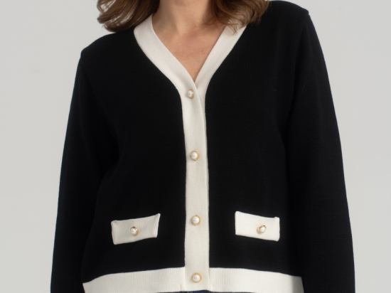 1N614 Sweter damski rozpinany