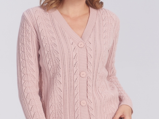 1N619 Sweter damski rozpinany