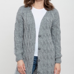 10672 Sweter damski rozpinany