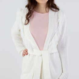 10658 Sweter damski wiązany