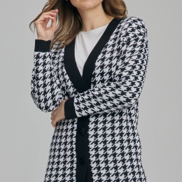 1N606 Sweter damski rozpinany