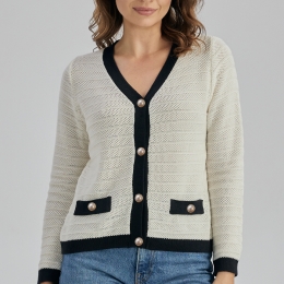 1N608 Sweter damski rozpinany