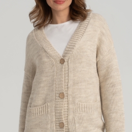 1N612 Sweter damski rozpinany