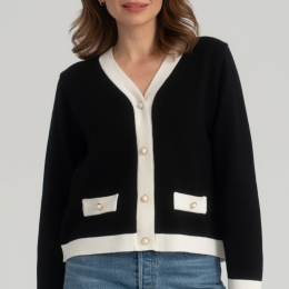 1N614 Sweter damski rozpinany
